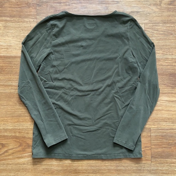 🚨SOLD Duluth Trading Co Womens Long Sleeve Green Size Large Outdoor Hiking - Picture 3 of 3